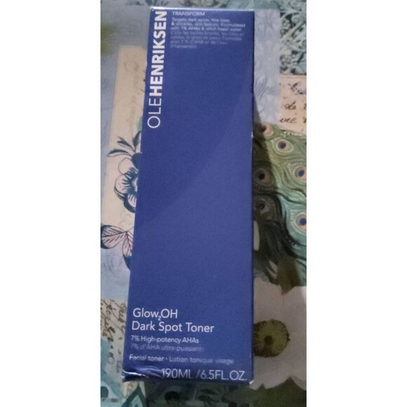 BNIB~OLEHENRIKSEN Glow 2OH Dark Spot Toner~6.5 fl. oz.~$35 Retail~ - Picture 2 of 3
